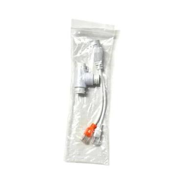 Imagem de Adaptador Divisor POE 2 Em 1 De Três Vias RJ45 Para Cabo De Sistema De