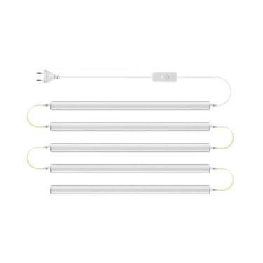 Imagem de Lâmpada De Parede LED DIY De 50CM 15W 220V Com Tubo T5 E Parafusos, Pl