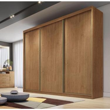 Imagem de Guarda Roupa Casal 3 Portas 4 Gavetas - Londres-cumaru - Móveis Novo Horizonte
