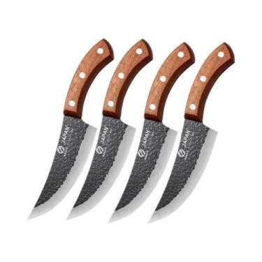 Imagem de Faca De Cozinha Forjada À Mão, Cutelo Para Carne, Faca Para Desossar, 