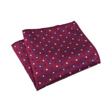 Imagem de Lenço De Bolso Masculino Vintage Com Estampa Paisley Floral, Acessório