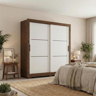 Imagem de Guarda Roupa Casal Titanium 2 Portas de Correr 4 Gavetas - Zanzini