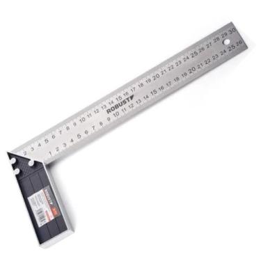 Imagem de Esquadro Robust 12 Pol Alumínio Aço Inox mm e pol - 000160