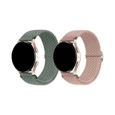 Imagem de Pulseira Trançada De 18/20/22mm 2 Peças Para Samsung Watch 6, Amazfit 