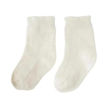 Imagem de Meias De Algodão Respiráveis Para Bebês Meninos E Meninas, Meias Curta
