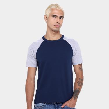 Imagem de Kit Camiseta Básicos Raglan  2 Peças Masculina-Masculino