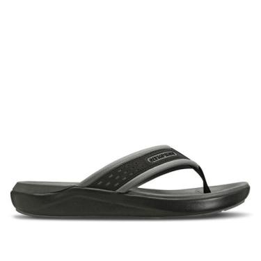Imagem de Chinelo Olympikus 921 Masculino, Preto, Cinza, 41/42