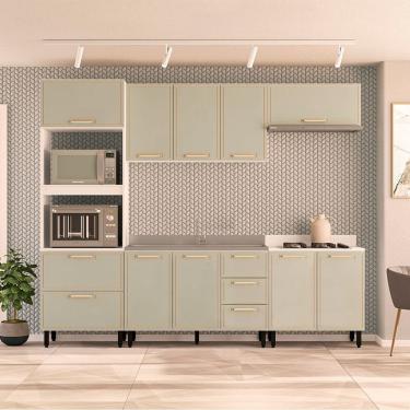 Imagem de Cozinha Modulada 5 Pecas sem Pia Amara Politorno Moveis