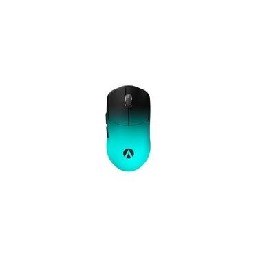 Imagem de Mouse Gamer Sem Fio Lamzu Maya X, AimLabs Edition, 8000Hz, Sensor PWM 3950, DPI 30000, Ultra-Leve, Preto e Turquesa - 6975637430282