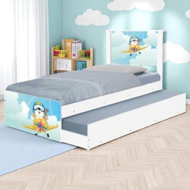 Imagem de Bi Cama Juvenil Zap com Cabeceira Ursinho Patrulheiro