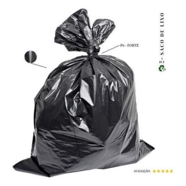 Imagem de Saco De Lixo 100 Litros P6 - Forte 50 Unidades - Higipack