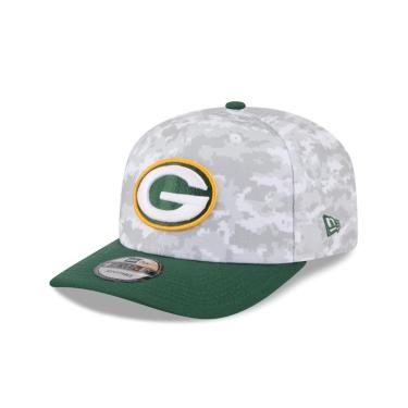 Imagem de BONE NEW ERA 9SEVENTY GREEN BAY PACKERS NFL SALUTE SERVICE 2025 MILITAR-Masculino