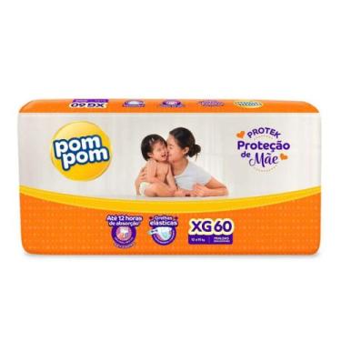 Imagem de Fralda Descartavel infantil Pom Pom proteçao de mae - XG