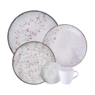 Imagem de Jogo de Jantar Floralis Porcelana 40 Peças Tramontina