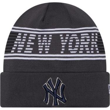 Imagem de Gorro New Era Mlb24 Sptknit Cw Neyyan Grhgrhotc Masculino-Masculino