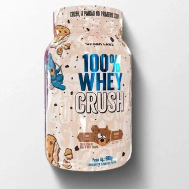 Imagem de 100% whey crush concentrada cookies 900g - Under Labz