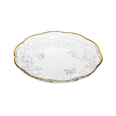 Imagem de Jogo de Jantar 16 peças New Butterfly Fio de Ouro Cristal - Lyor
