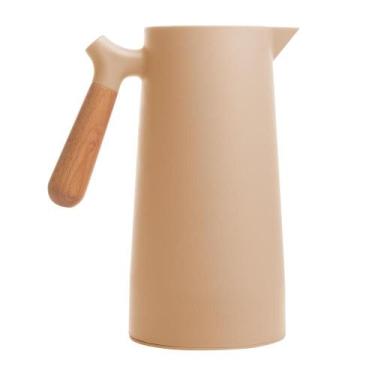 Imagem de Garrafa Térmica Wolff Nórdica de Plástico com Cabo Bege 1L