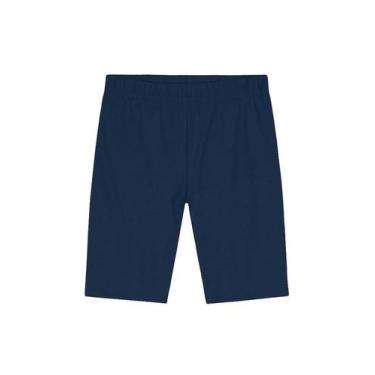 Imagem de Bermuda ciclista infantil menina em cotton Brandili, 3, Azul