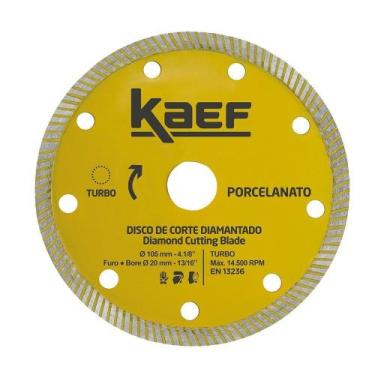 Imagem de Disco Diamantado Porcelanato Kaef 105x20mm - Cortag
