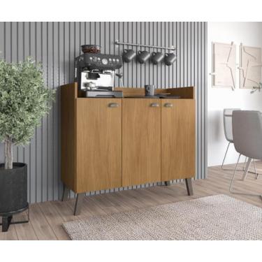 Imagem de Aparador Buffet Com 3 Portas Espaçoso Para Cantinho Do Café Ay - Paran