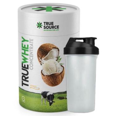 Imagem de True Whey Concentrado Coconut 900g Coqueteleira True Source
