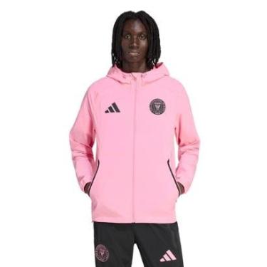 Imagem de Jaqueta Inter Miami Corta-Vento Adidas Zíper Tiro Travel Masculina-Masculino