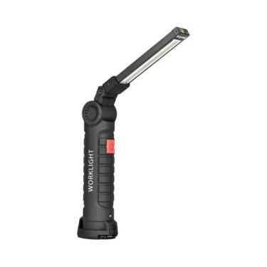 Imagem de Lanterna LED COB Portátil Recarregável Com Bateria Embutida, Lanterna 