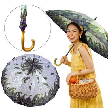 Imagem de Guarda Chuva Reforçado Grande Estampado Colorido Dia a Dia Sombrinha A