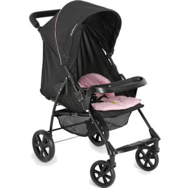 Imagem de Carrinho de Bebe para Passeio Galzerano Romano G22 Preto Rosa