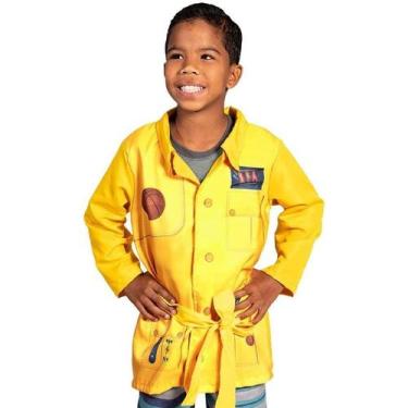 Imagem de Fantasia Dpa Max Jaleco Amarelo - Detetives Do Prédio Azul - - GLOBE, 
