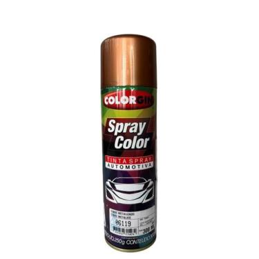 Imagem de Tinta automotiva spray colorgin cor cobre metalizado 300 ml