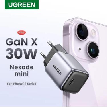 Imagem de Carregador UGREEN Nexode Mini 30W PD PD 3.0 USB C GAN ( Cor-Cinza ) c/