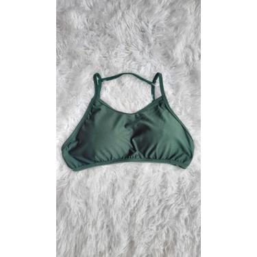 Imagem de Top de Academia Fitness Com bojo removivel Tiras Costa Nua - PIJAMAS V