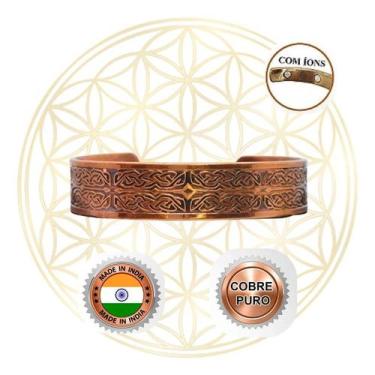 Imagem de Bracelete de Cobre Magnético Ajustável - Fluir, Celtic knot