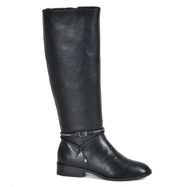 Imagem de BOTA CANO LONGO VIA MARTE 085 004 01 PRETA FEMININA Via Marte-Feminino
