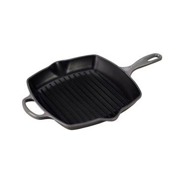 Imagem de GRELHA QUADRADA LE CREUSET 26CM SIGNATURE EM FERRO FUNDIDO CINZA FLINT 20183264440422
