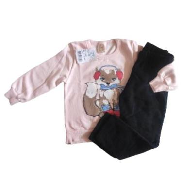 Imagem de Conjunto infantil inverno blusa moletom e calça boucle - Hrradinho, Ro
