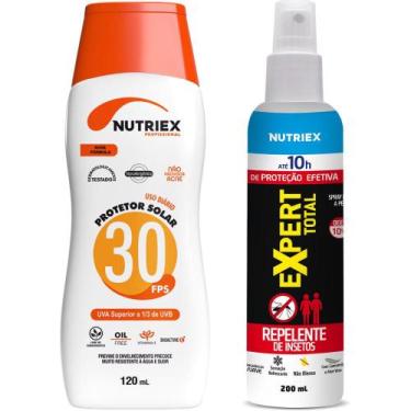 Imagem de Protetor Solar 30 FPS 120ml com Repelente 200ml NUTRIEX - 000705