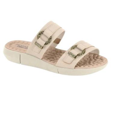 Imagem de Chinelo Tamanco Modare Casual Ortopédico 7142.142, Creme, 35