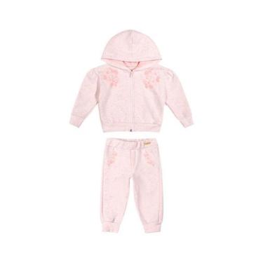 Imagem de Conjunto Moletom Rosa Infantil Colorittá, P, Rosa