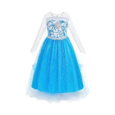Imagem de Fantasia De Princesa Para Meninas, Vestido De Carnaval Rapunzel, Bela,