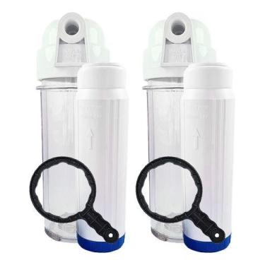 Imagem de Kit 2 Filtros Recarregáveis Personalizáveis Royal B&b Transparente
