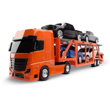 Imagem de Caminhão Cegonheira Voyager Laranja Roma Jensen 1354