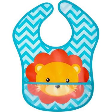 Imagem de Babador Com Bolso Animal Fun Leão Buba