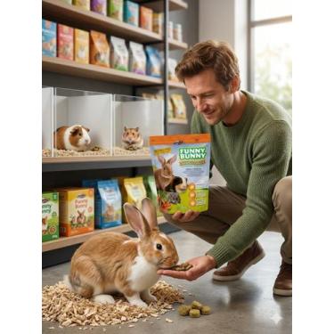 Imagem de Funny Bunny Delícias da Horta Petisco Natural para Roedores e Coelhos 