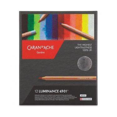 Imagem de Lápis de Cor Caran d'Ache Luminance 12 Cores - caran d ache