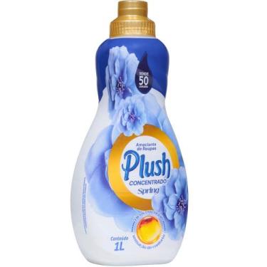 Imagem de Amaciante de Roupas e Tecidos, Concentrado Plush 1 Litro - Rende até 5