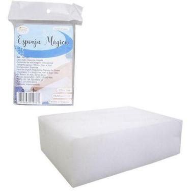 Imagem de Esponja / Bucha Magica De Espuma Para Manchas Dificeis 10x7x - Oem