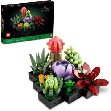 Imagem de Lego Icons Suculentas 771 Peças - 10309